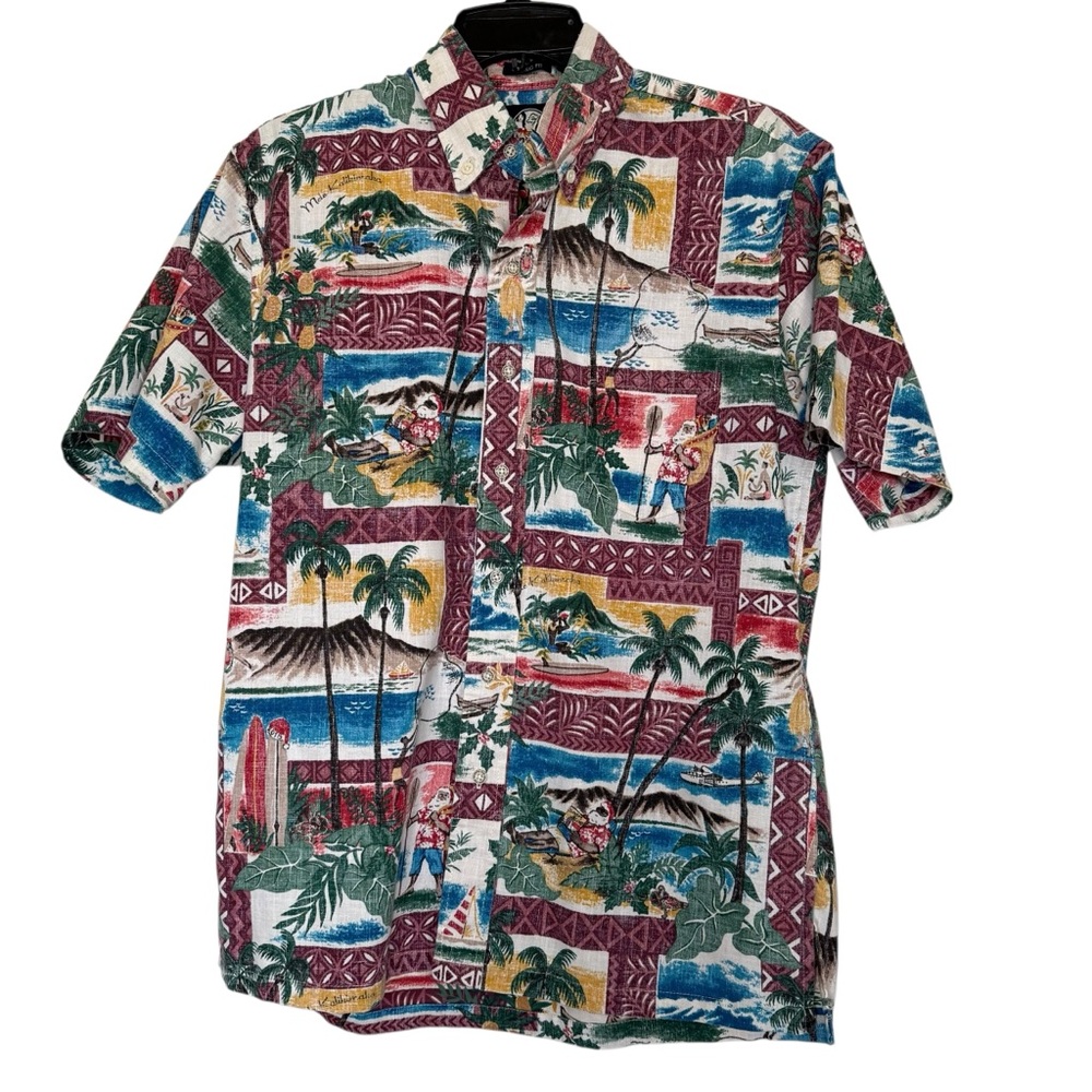 Reyn Spooner Men’s Sz XS Classic Fit Christmas 2018 Short Sleeve Shirt